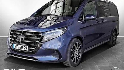 Sodalithblau met. Gebraucht 2024 Mercedes V300 Exclusive Van / Kleinbus | 89.889 €