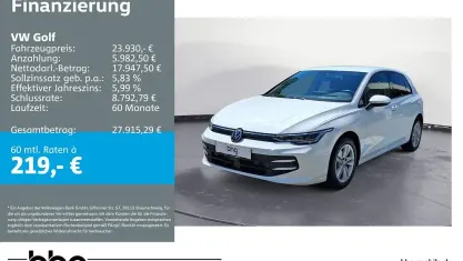 Gebraucht VW Golf VIII Life 116 PS (85 kW) 2024 Weiß Limousine