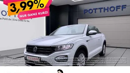 Weiß Gebraucht 2022 VW T-Roc Cabriolet R-line Cabrio | 24.221 € (Superpreis)