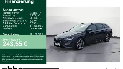 Occasion Skoda Octavia RS 245 ch (180 kW) 2023 Noir Break