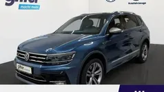 Blue silk metallic Gebraucht 2021 VW Tiguan Allspace Highline SUV | 35.369 € (Guter Preis)