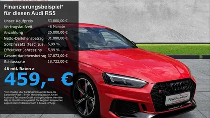 Gebraucht 2019 Audi RS5 Sportback Comfort Limousine | 53.880 € (Guter Preis)