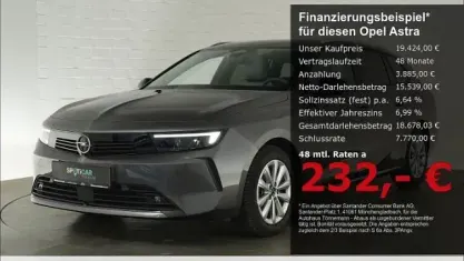 Gebraucht Opel Astra Elegance 131 PS (96 kW) 2023 Grau Kleinwagen