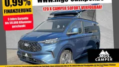 Chrome blue metallic Neu 2025 Ford Tourneo Custom Nugget Limousine | 63.790 € (Fairer Preis)