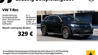 Gebraucht VW T-Roc Pro 116 PS (85 kW) 2026 SUV