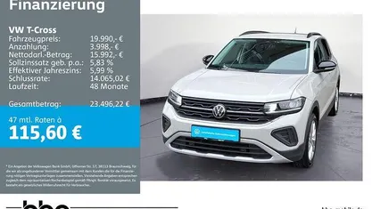 Gebraucht VW T-Cross Goal 95 PS (69 kW) 2025 Grau SUV