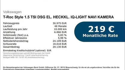 Gebraucht VW T-Roc Style 150 PS (110 kW) 2025 SUV