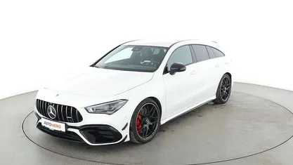 Gebraucht Mercedes CLA45 AMG Shooting Brake AMG 422 PS (310 kW) 2022 Weiß Kombi