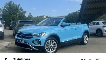 Gebraucht VW T-Roc Cabriolet Style 150 PS (110 kW) 2023 Teal blue schwarz Cabrio