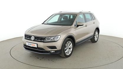 Gebraucht VW Tiguan Highline 150 PS (110 kW) 2018 Beige SUV