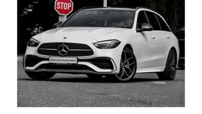 Gebraucht Mercedes C220 AMG line 197 PS (144 kW) 2024 Weiß Kombi