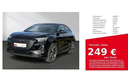 Mythosschwarz metallic Gebraucht 2022 Audi Q4 Sportback e-tron Ambiente SUV | 26.880 € (Fairer Preis)