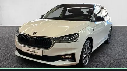 Gebraucht Skoda Fabia Style 110 PS (80 kW) 2021 Moonweiß perleffekt blackmagic perleffekt Kleinwagen