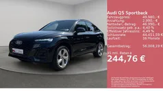 Schwarz Gebraucht 2024 Audi Q5 Sportback S-Line SUV | 49.980 € (Fairer Preis)