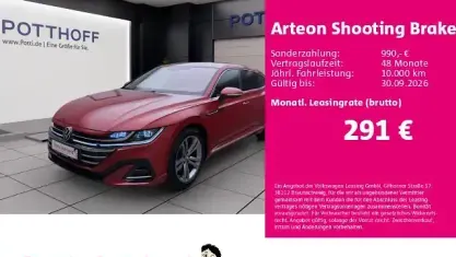 Gebraucht VW Arteon R-line 200 PS (147 kW) 2023 Kings red metallic Kombi