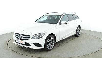 Gebraucht Mercedes C220 194 PS (142 kW) 2020 Weiß Kombi