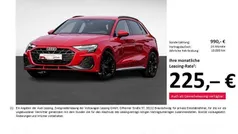 Rot Gebraucht 2024 Audi A3 Sportback S-Line Limousine | 34.677 € (Fairer Preis)