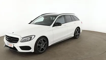 Gebraucht Mercedes C300 AMG line 245 PS (180 kW) 2018 Weiß Kombi