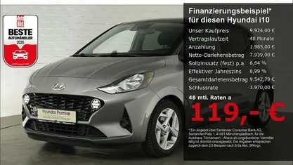 Schwarz Gebraucht 2020 Hyundai i10 Intro Edition Kleinwagen | 10.924 € (Fairer Preis)