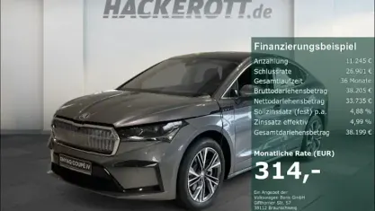 Gebraucht Skoda Enyaq iV Loft 210 kW (286 PS) 2025 Graphite grau metallic SUV