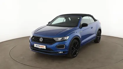 Gebraucht VW T-Roc Cabriolet R-line 150 PS (110 kW) 2021 Blau Cabrio