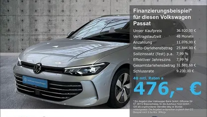 Gebraucht VW Passat Business 150 PS (110 kW) 2025 Silber Kombi
