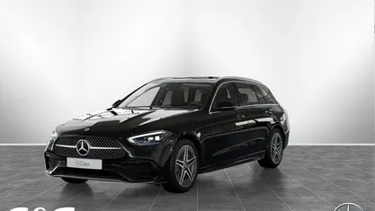 Gebraucht Mercedes C220 AMG 200 PS (147 kW) 2022 Metalliclack obsidianschwarz met Kombi