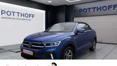 Blau Gebraucht 2024 VW T-Roc Cabriolet R-line Cabrio | 36.422 € (Fairer Preis)