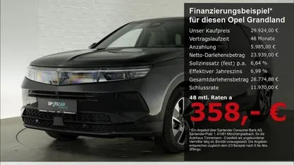 Schwarz Gebraucht 2024 Opel Grandland X S SUV | 29.924 € (Fairer Preis)