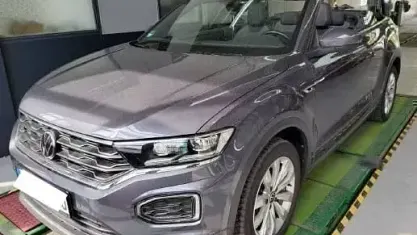 Gebraucht VW T-Roc Cabriolet R-line 150 PS (110 kW) 2021 Grau Cabrio