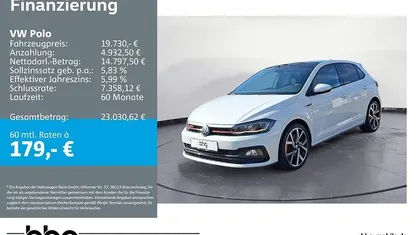 Gebraucht VW Polo GTI 200 PS (147 kW) 2019 Weiß Kleinwagen