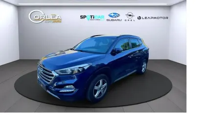 Gebraucht Hyundai Tucson Premium 185 PS (136 kW) 2017 Blau SUV