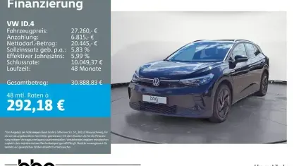 Gebraucht VW ID.4 Pro 150 kW (204 PS) 2023 Schwarz SUV