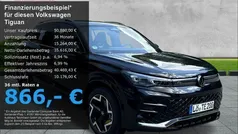 Deep black perleffekt Gebraucht 2024 VW Tiguan R-line SUV | 50.880 € (Superpreis)
