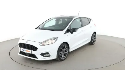 Gebraucht Ford Fiesta ST-Line 101 PS (74 kW) 2018 Weiß Kleinwagen
