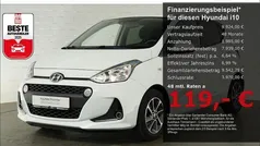 Weiss Gebraucht 2019 Hyundai i10 Trend Kleinwagen | 9.924 € (Guter Preis)