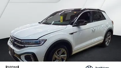 Pure white/schwarz Gebraucht 2025 VW T-Roc R-line SUV | 29.990 € (Fairer Preis)