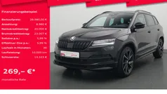 Blackmagic perleffekt Gebraucht 2022 Skoda Karoq SportLine SUV | 28.980 € (Guter Preis)
