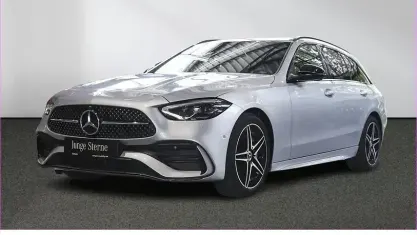 Gebraucht Mercedes C180 AMG line 170 PS (125 kW) 2025 Lack hightechsilber Kombi