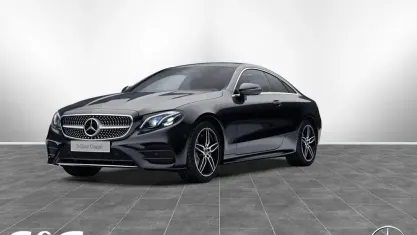 Gebraucht Mercedes E300 AMG 258 PS (189 kW) 2020 Metalliclack obsidianschwarz metallic Coupé