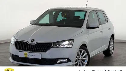 Gebraucht Skoda Fabia Soleil 95 PS (69 kW) 2019 Moonweiss metallic Kleinwagen