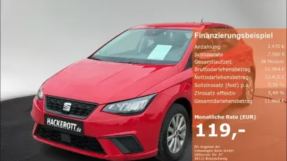 Gebraucht Seat Ibiza Style 80 PS (58 kW) 2023 Rojo emocion Kleinwagen