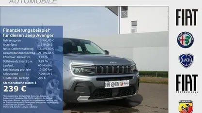 Gebraucht Jeep Avenger Altitude 101 PS (74 kW) 2024 Grau SUV