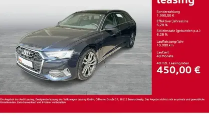 Gebraucht Audi A6 Advanced 299 PS (219 kW) 2024 Blau Kombi