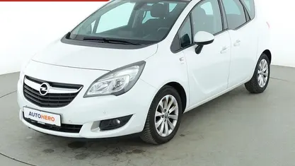Gebraucht Opel Meriva drive 110 PS (80 kW) 2016 Weiß Van / Kleinbus