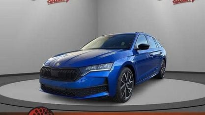 Neu Skoda Octavia SportLine 204 PS (150 kW) 2025 Moonweiß Kombi