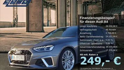 Gebraucht 2022 Audi A4 S-Line Kombi | 28.950 € (Guter Preis)