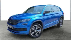 Blau Gebraucht 2021 Skoda Kodiaq SportLine SUV | 35.990 € (Fairer Preis)