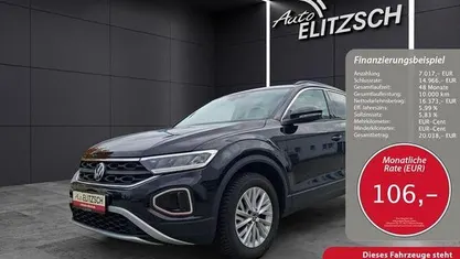 Deep black perleffekt Gebraucht 2024 VW T-Roc Life SUV | 23.390 € (Fairer Preis)
