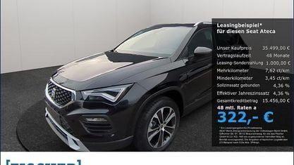 Neu Seat Ateca Style 150 PS (110 kW) 2025 Schwarz SUV